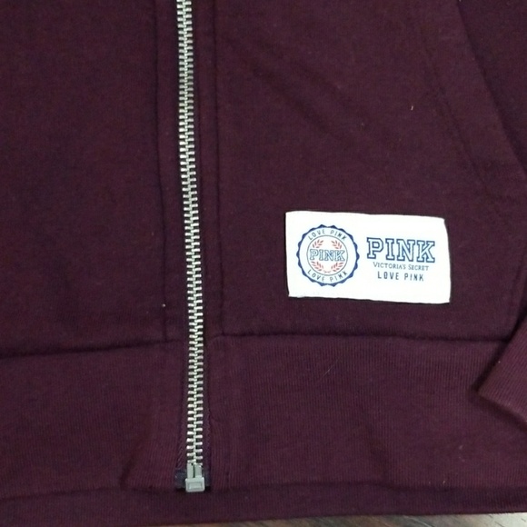Victoria Secret Pink zip up hoodie sweatshirt Sml - Picture 5 of 7